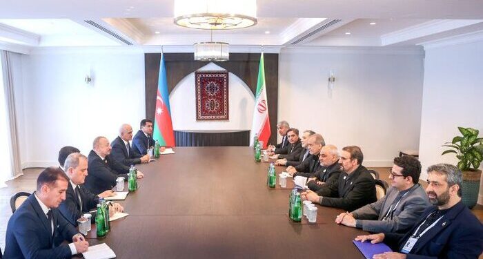 President Pezeshkian meets Azeri and Turkish counterparts on sidelines of ECO summit